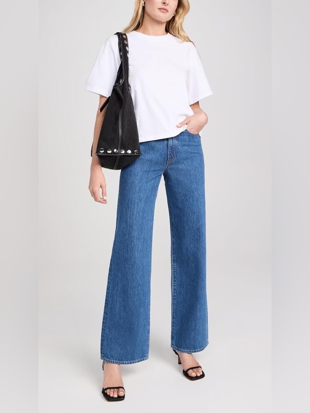 SLVRLAKE 23 Grace Jeans Wide Leg in Freedom